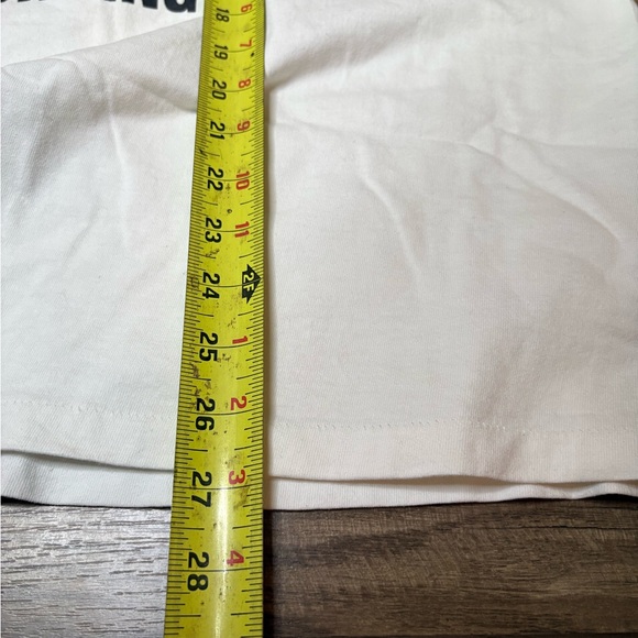 Bape White Short Sleeve Tee with Brown Logo size L - Picture 8 of 9